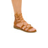 Sandali bassi alla schiava con lacci intrecciati color cuoio Swish Jeans, Donna, SKU w041000357, Immagine 0
